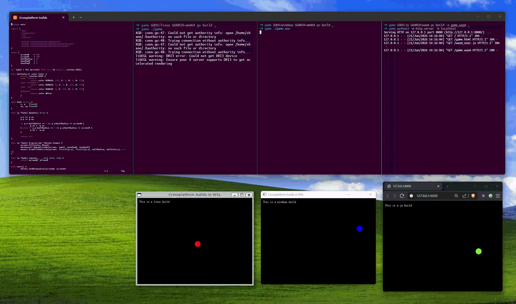 Multiple builds all running on Windows